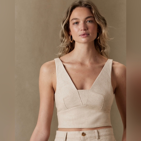 Banana Republic cropped top/corset /camisole NWT - Picture 1 of 8